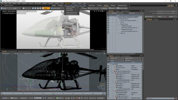 Integration between SOLIDWORKS and Modo
