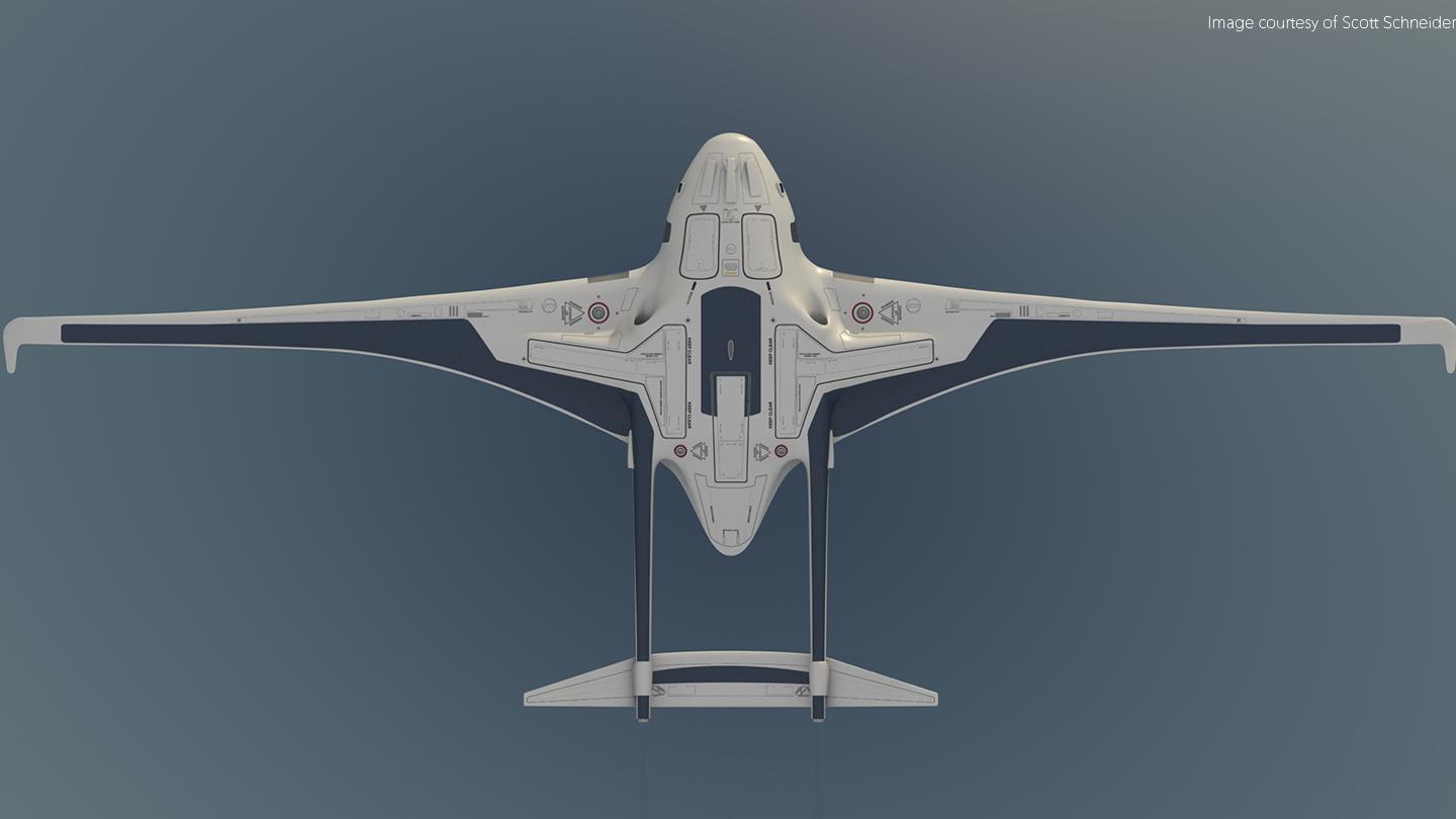 Modo Spaceship concept