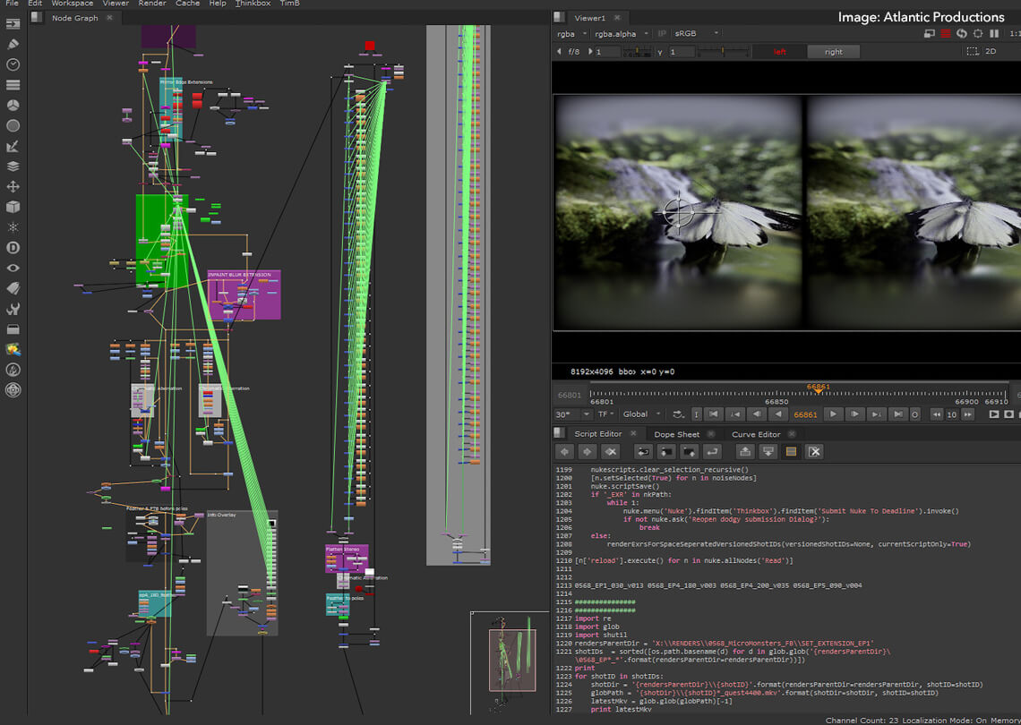 Compositing Micro Monters in Nuke