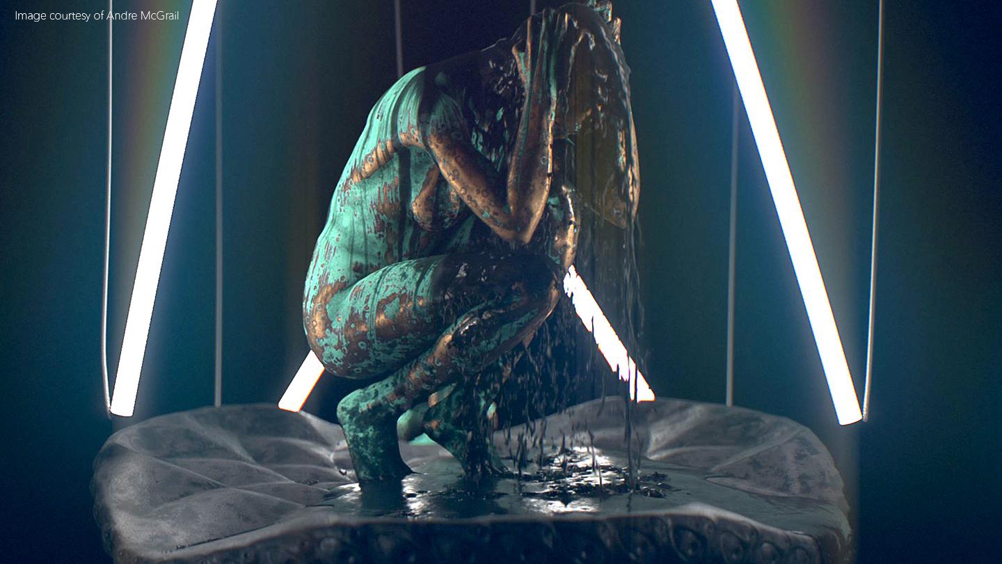 Nude horror vfx image by Andre Mcgrail