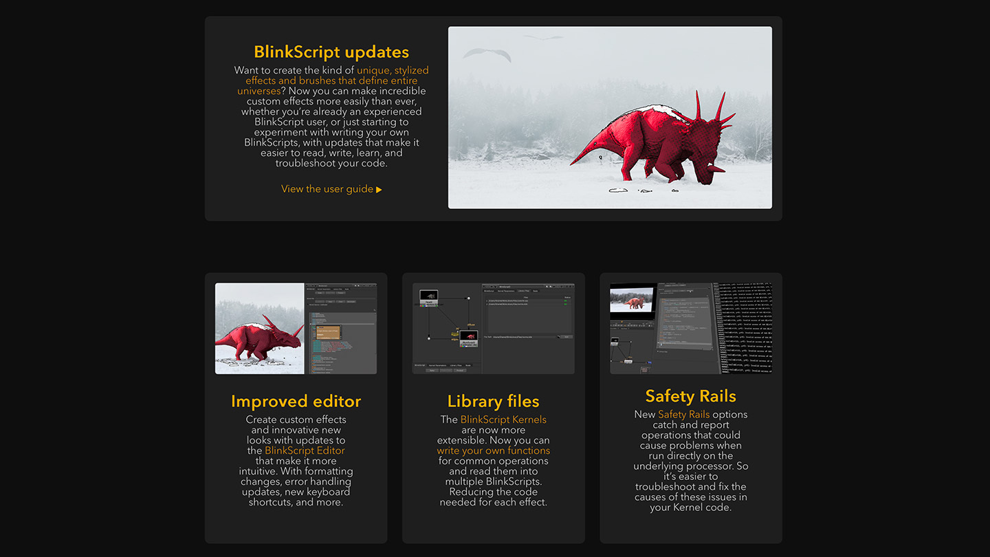 We Hunt Giants assets in Nuke 16.0 launch marketing