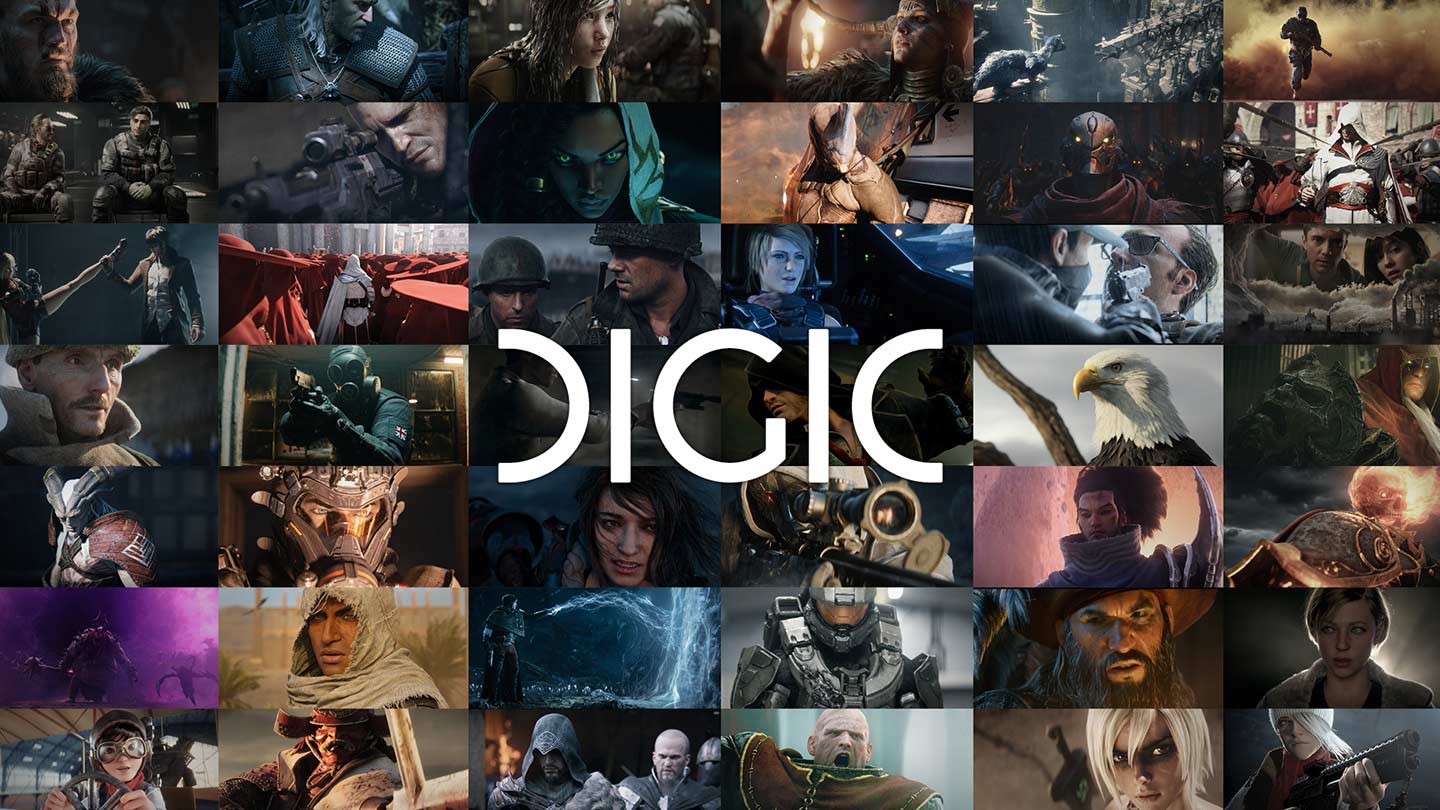 Montage of 3D CG cinematic projects from DIGIC