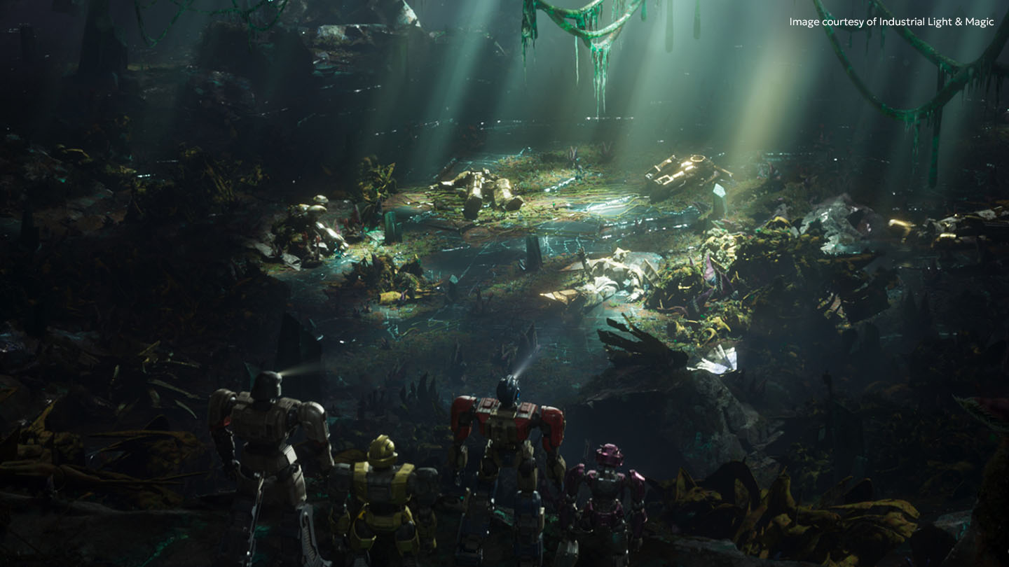 Still from Transformers One