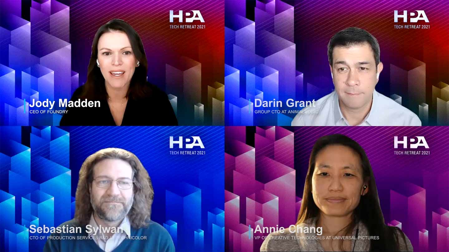 Panelists from HPA 2021 panel Post Disruption: How production pipelines are going global