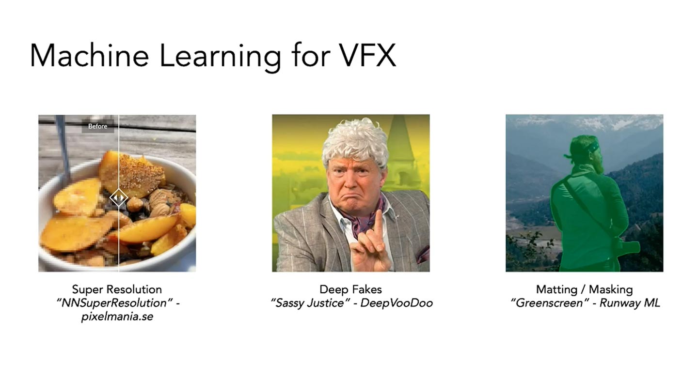 Machine Learning for VFX