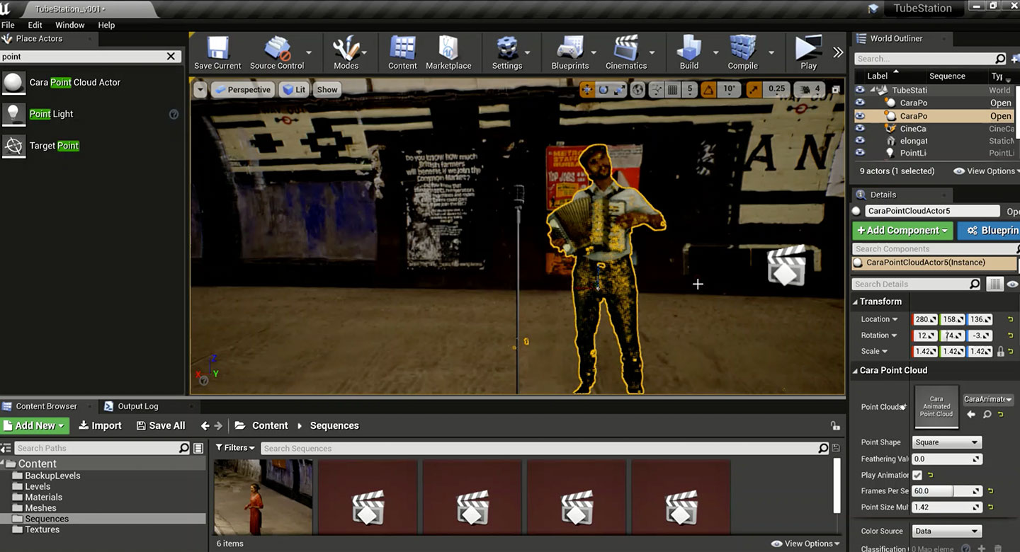 VoluMagic running in Unreal Engine