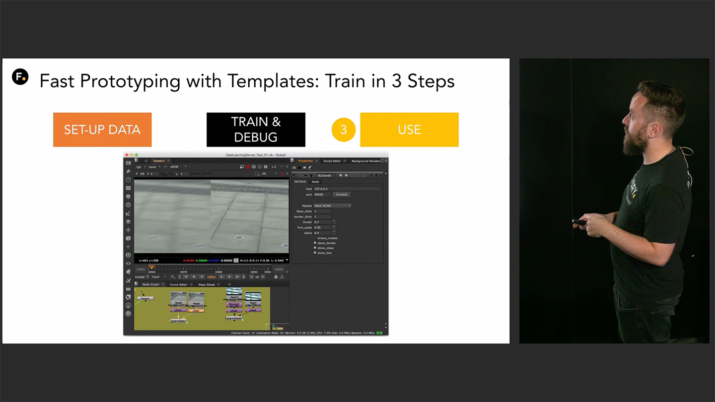 Foundry's Head of Research, Dan Ring, demonstrates ML Server in Nuke