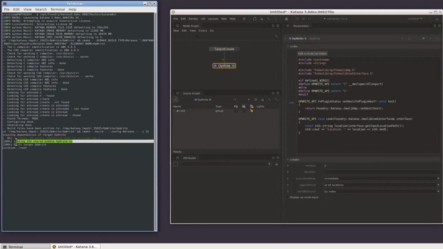 Katana 3.6 OpWrite node