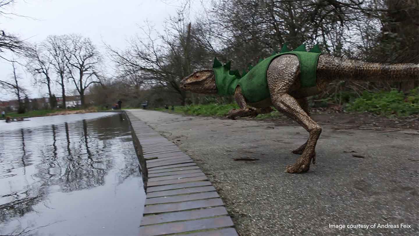 Full 3D Nuke render of Tucki the dinosaur