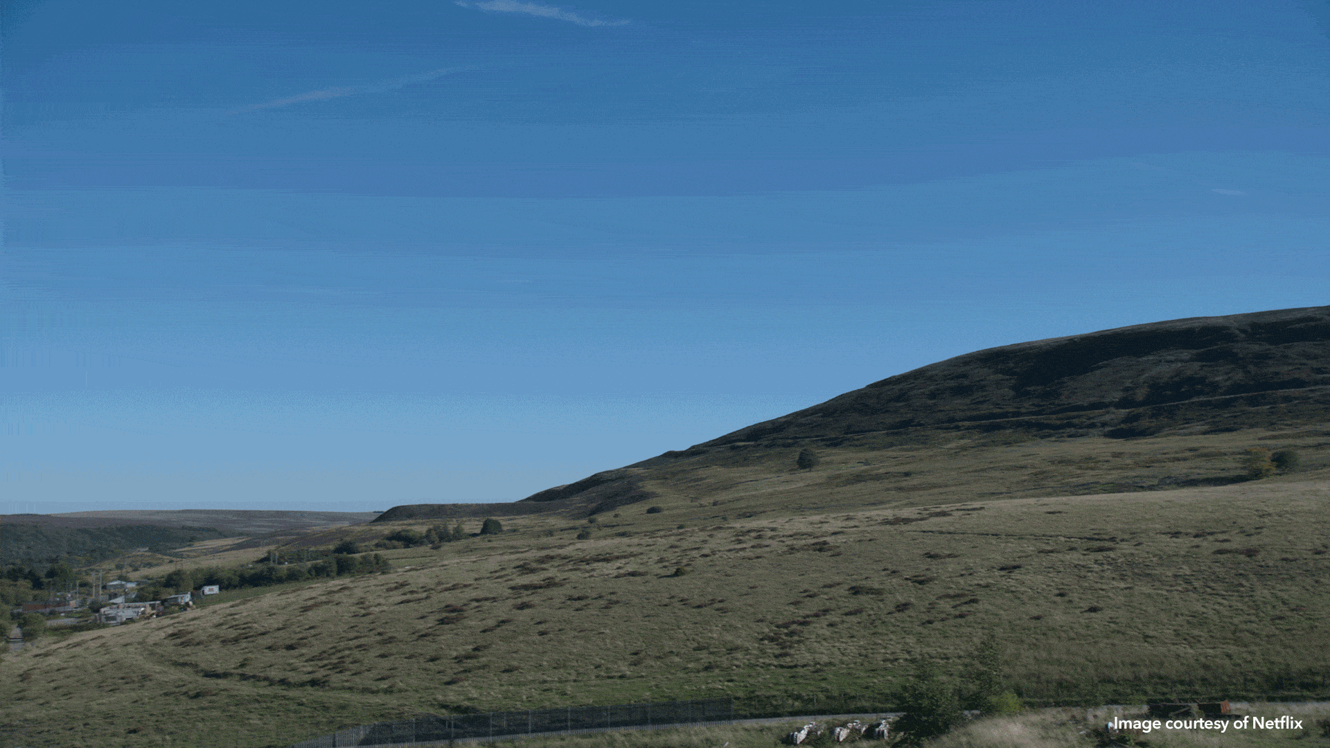 Mountain scene before and after gif