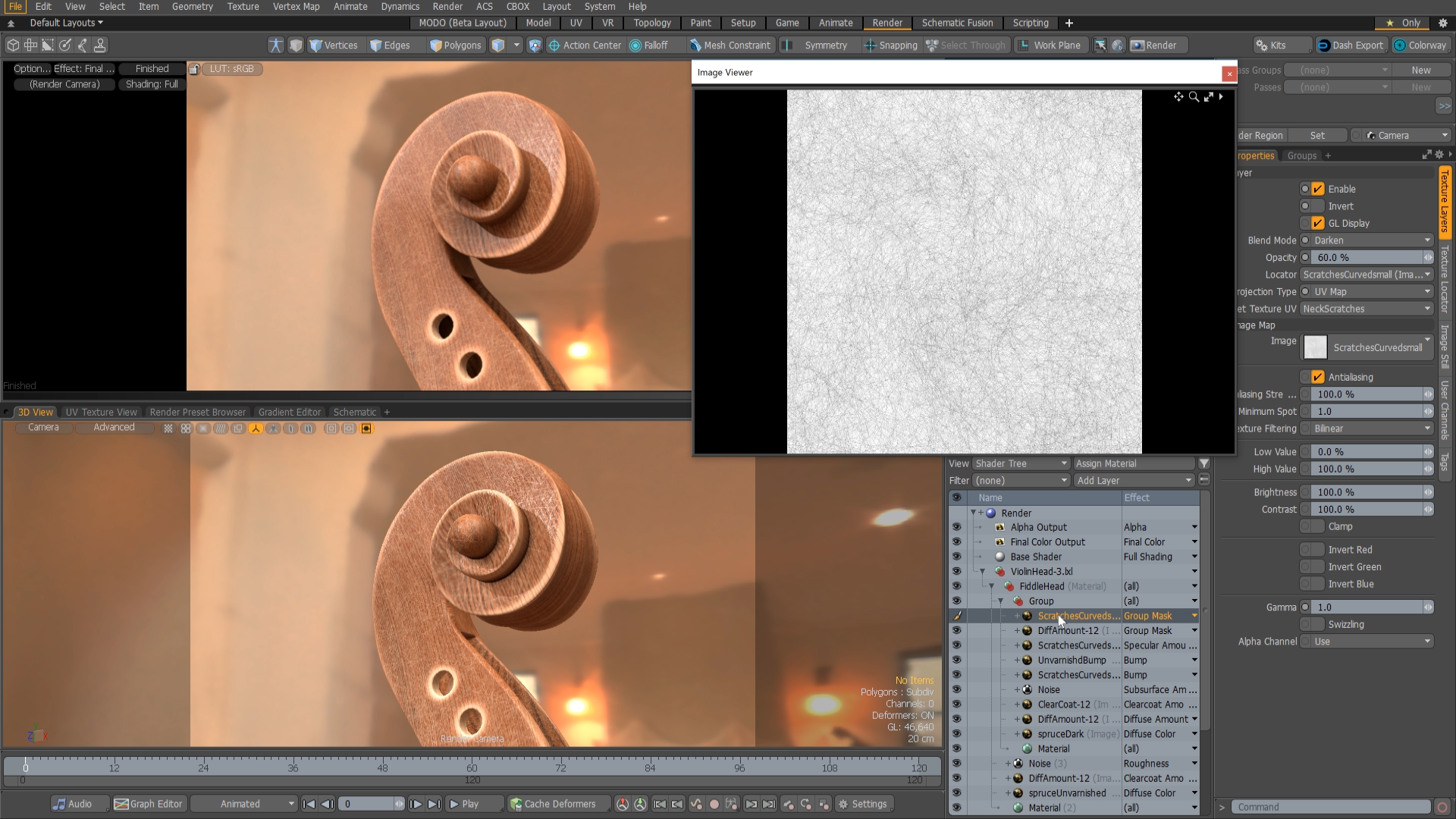 Rendering and RIgging