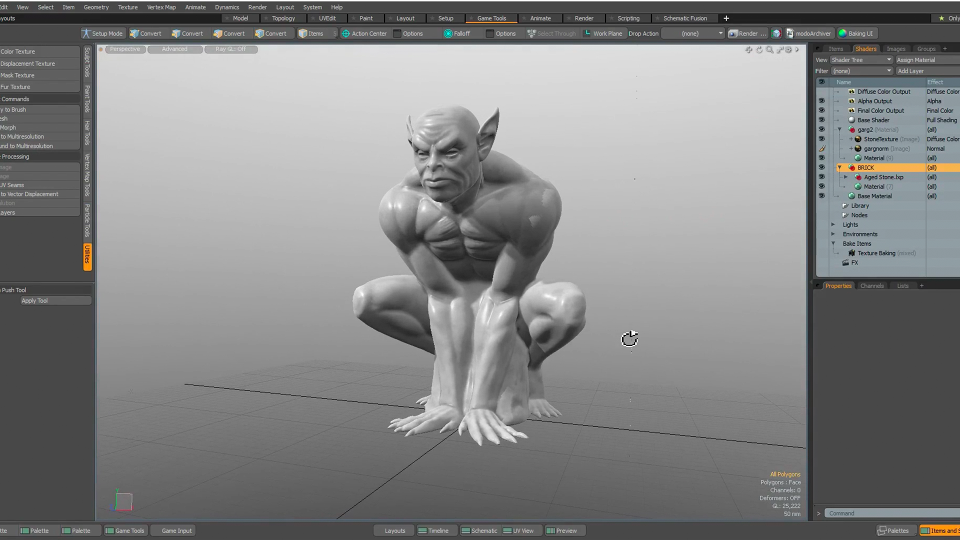 Baking for 3d models in Modo