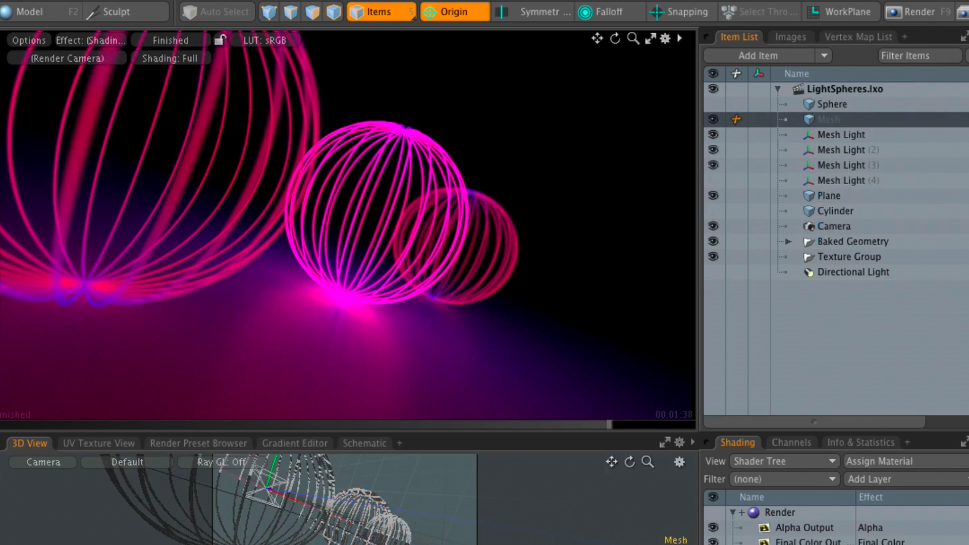 Updates to Modo's renderer mean faster modeling and sculpting for your 3d assets