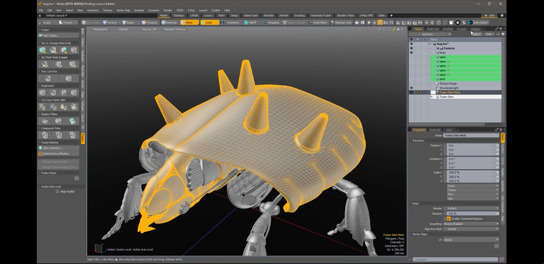 MeshFusion updates Modo 11.2
