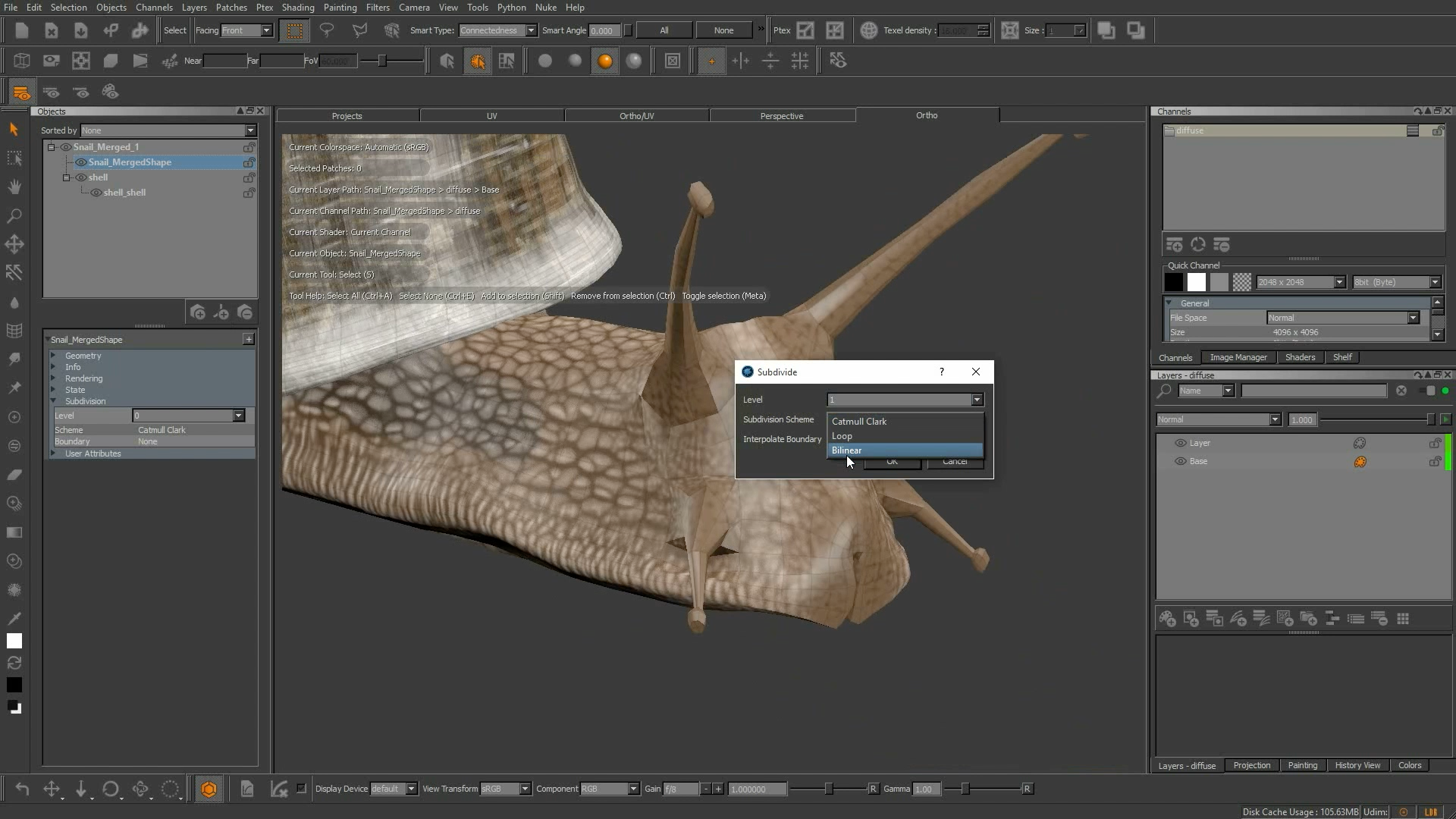 Mari OpenSubdiv support