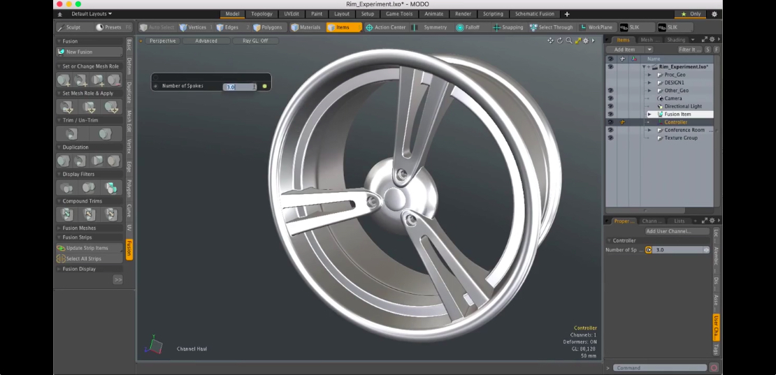Procedural Modeling tools in Modo 11.2