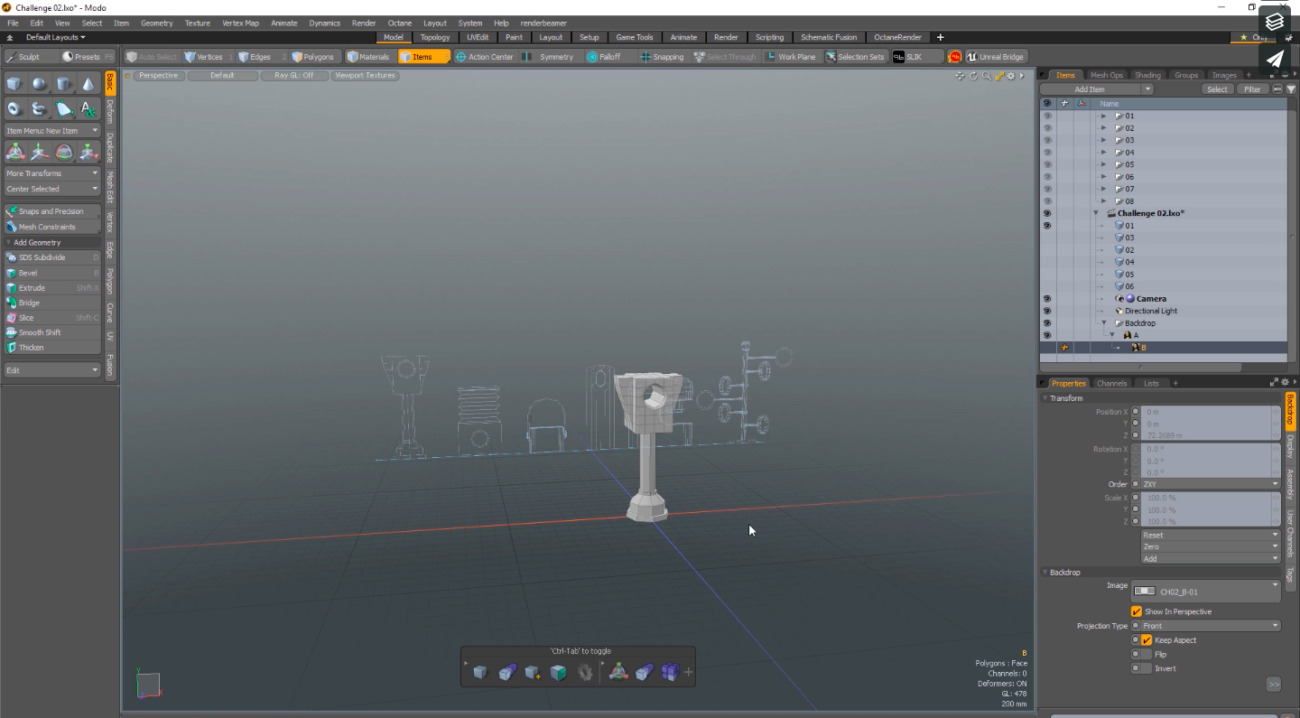 Modo Design challenge 2