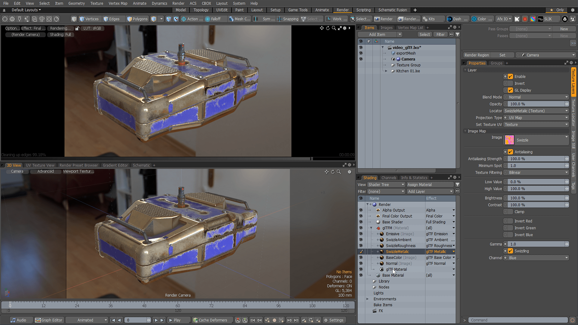 Viewport GPU Acceleration in Modo 12.0