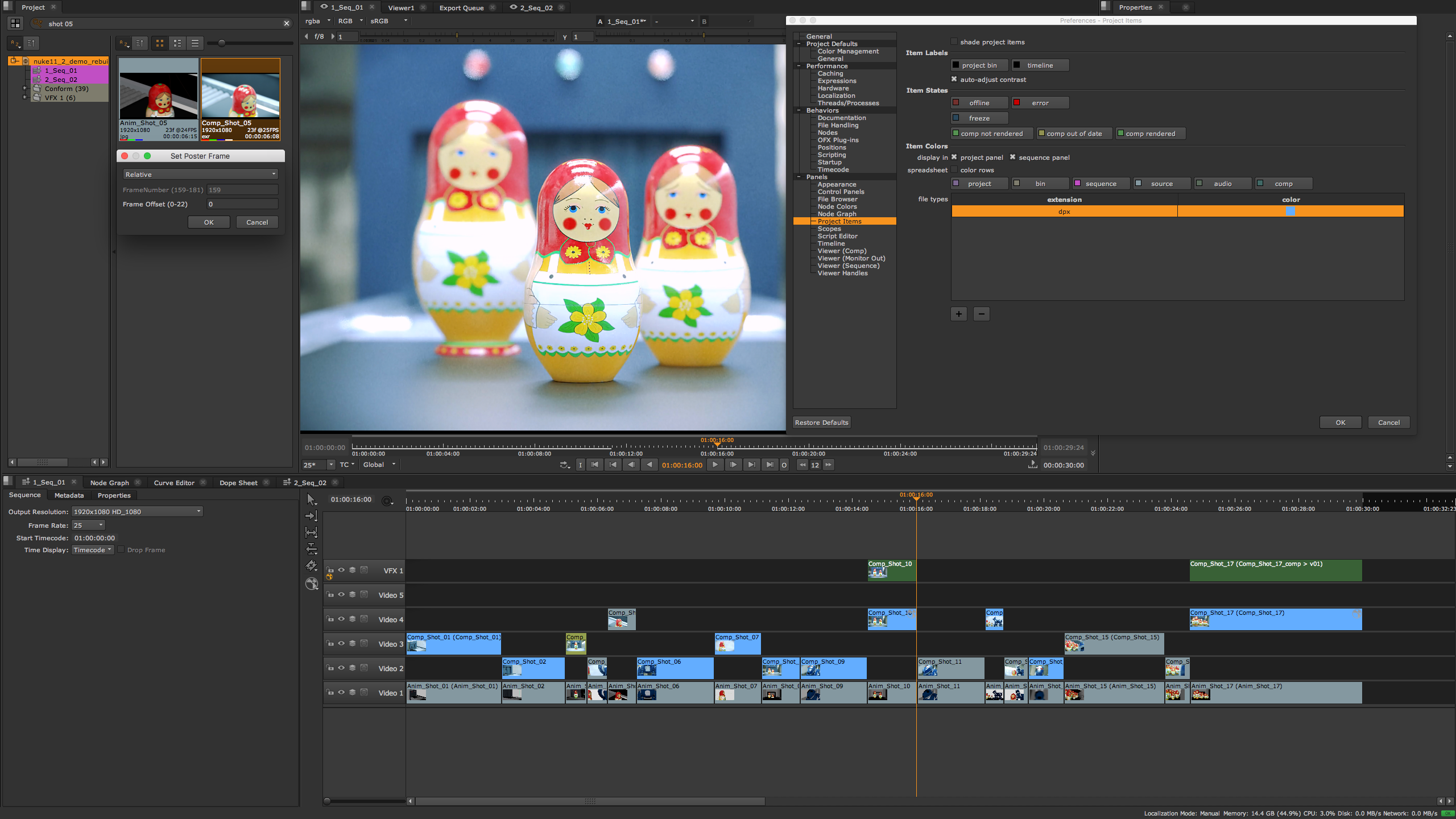   Nuke Studio improved project panel (VIDEO)