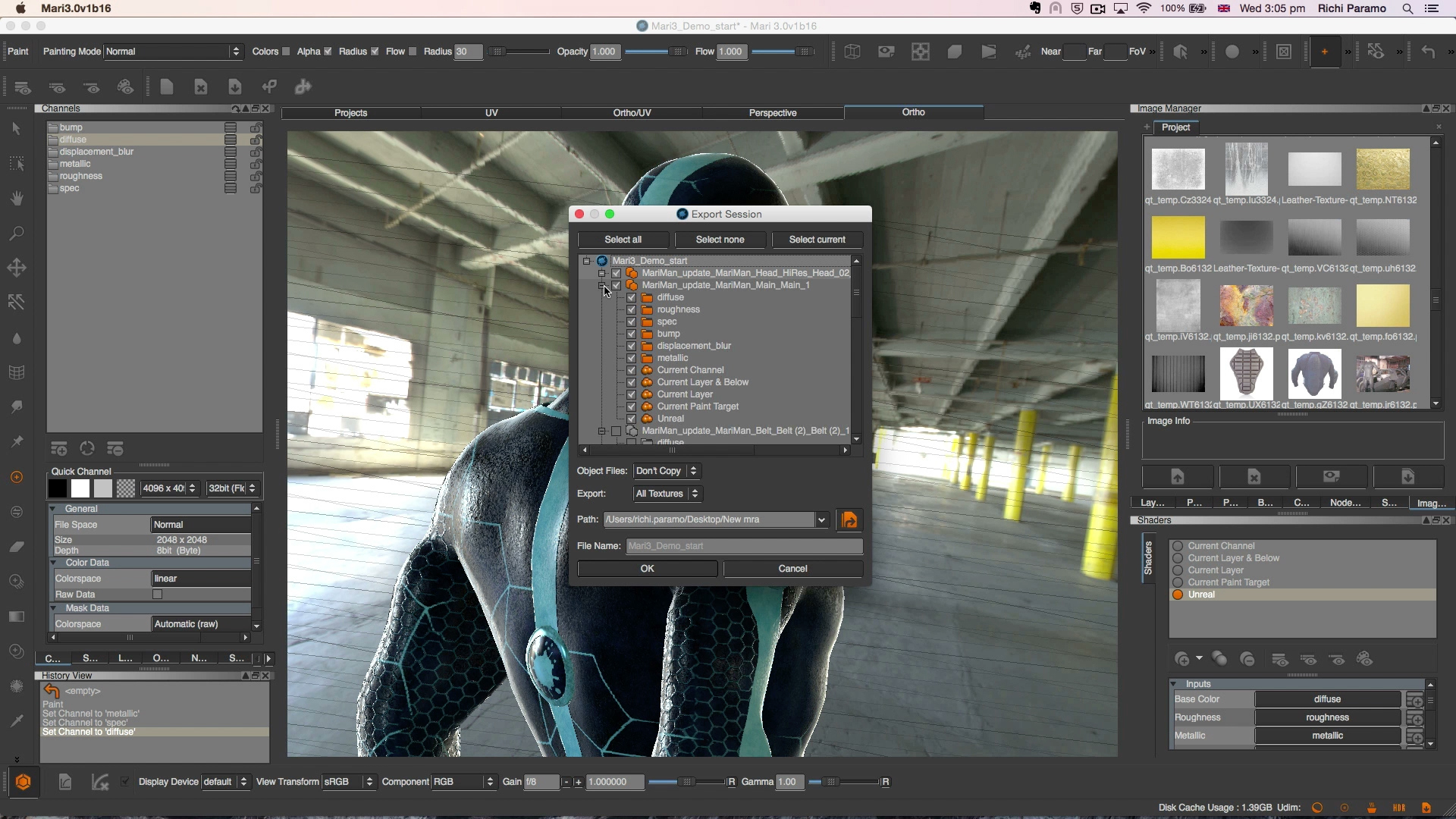Session Scripts in Mari