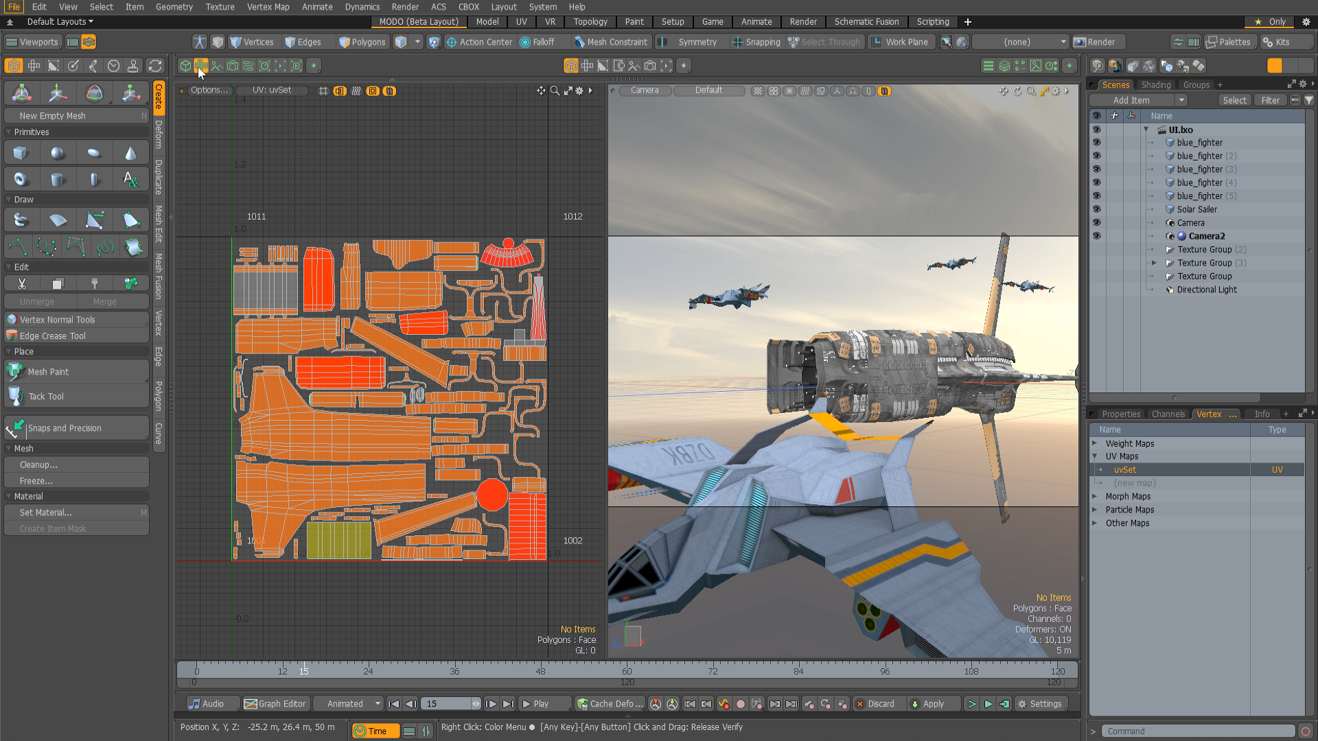 Integrated VR viewport in Modo 12.1