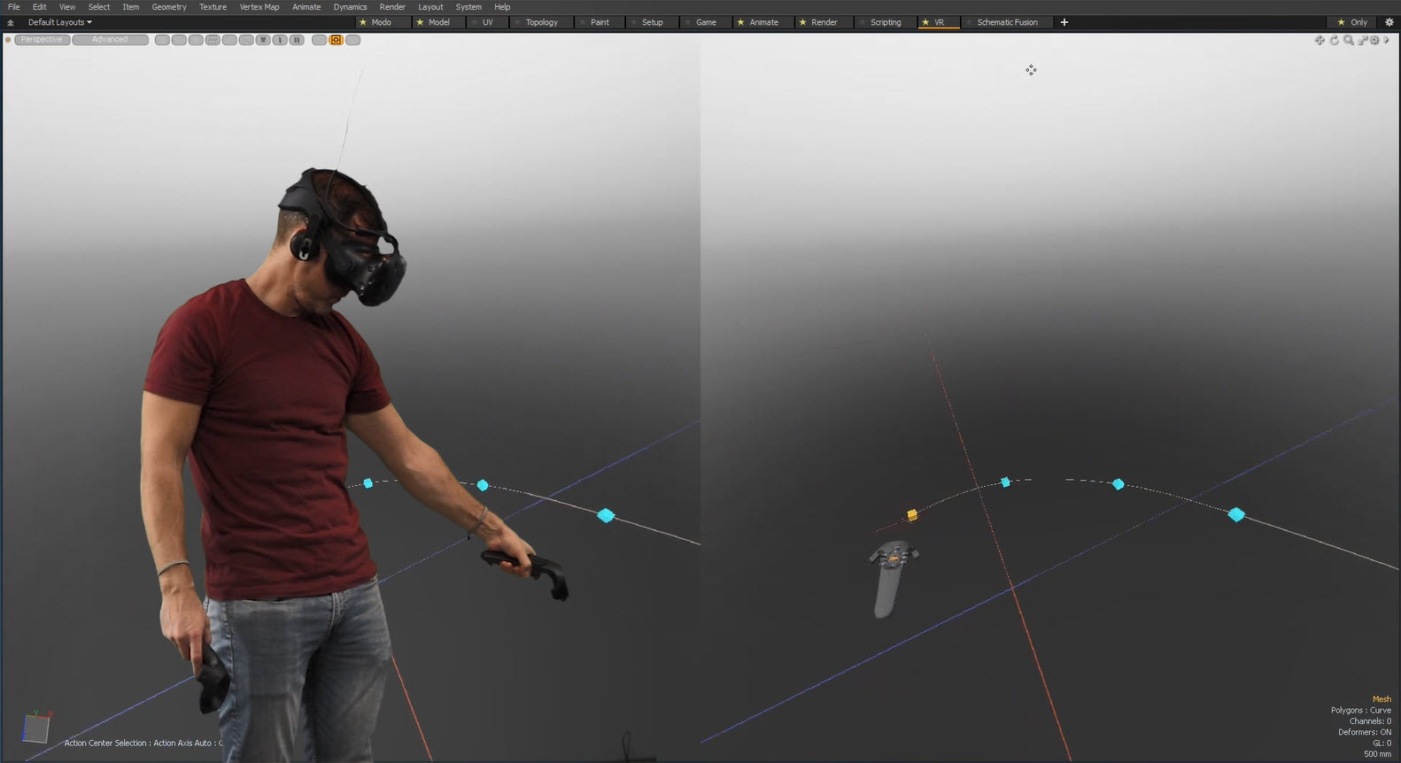 Integrated Virtual Reality Viewport