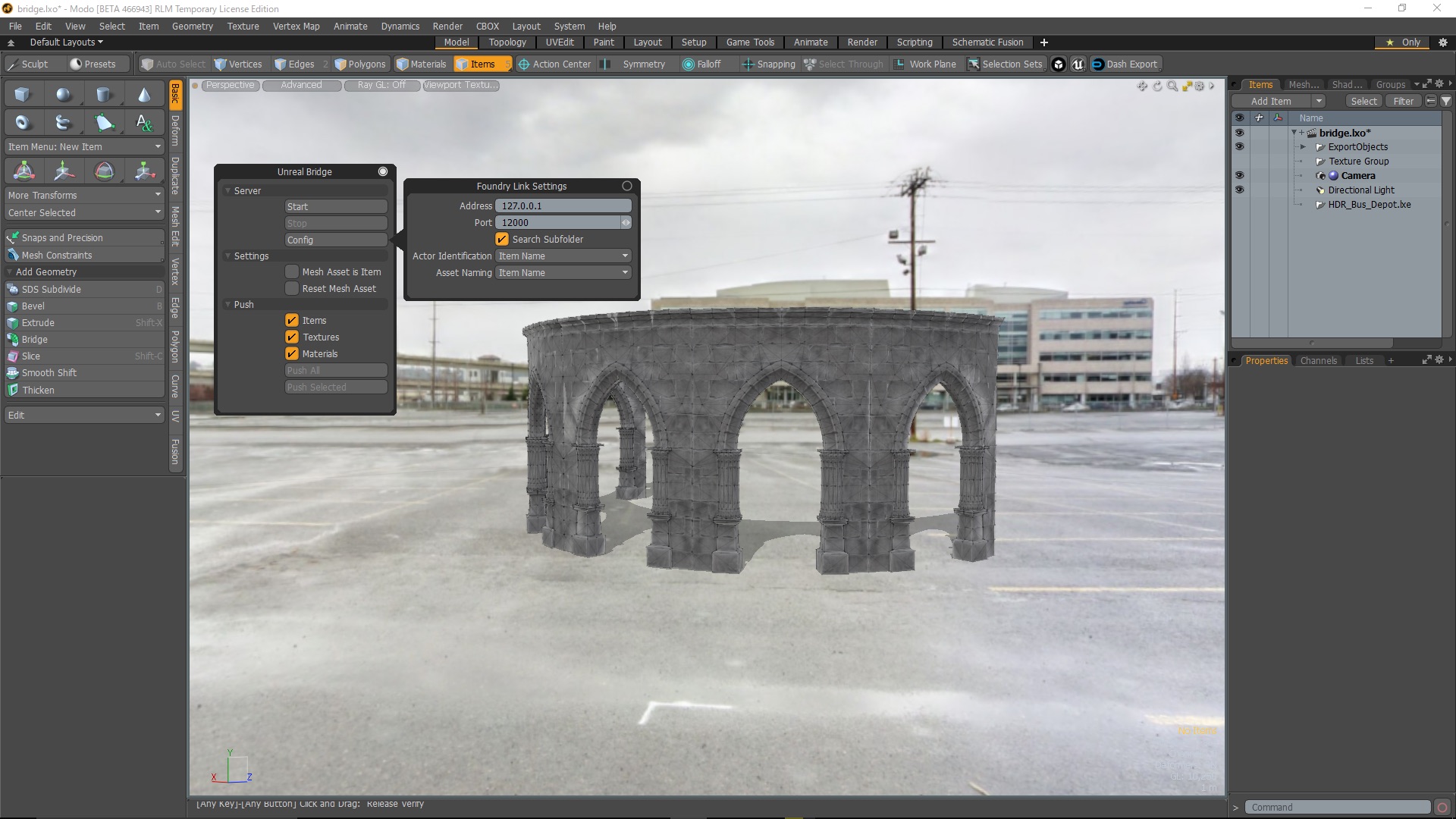Workflow improvements Modo 11.2