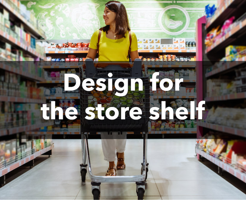 Design for the store shelf
