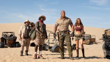 Jumanji: The Next Level cast including Dwayne Johnson