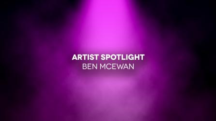 Artist spotlight header Ben McEwan