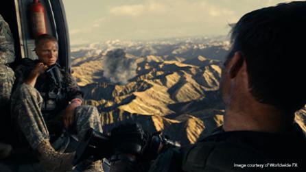 Soldier in helicopter - The Outpost