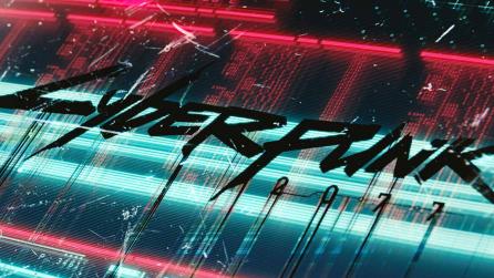 Cyberpunk 2077 logo splashscreen