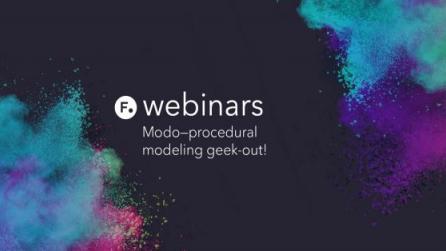 Modo procedural modeling webinar with Greg Brown