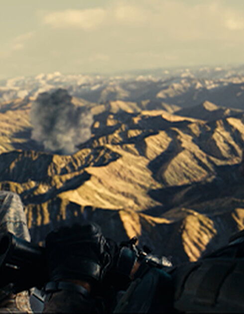 Soldier in helicopter - The Outpost