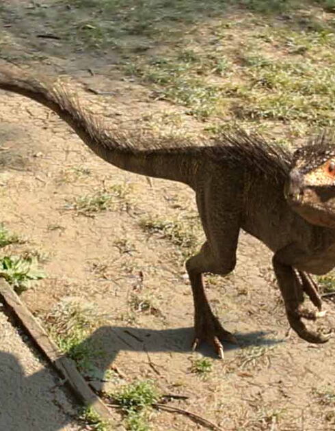 3D CG dinosaur made in Nuke