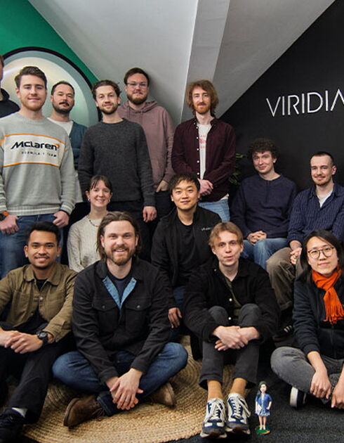 Image of Viridian FX team taken in their studio