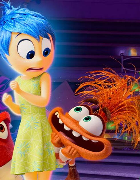 The emotion characters from Inside Out 2 standing together 