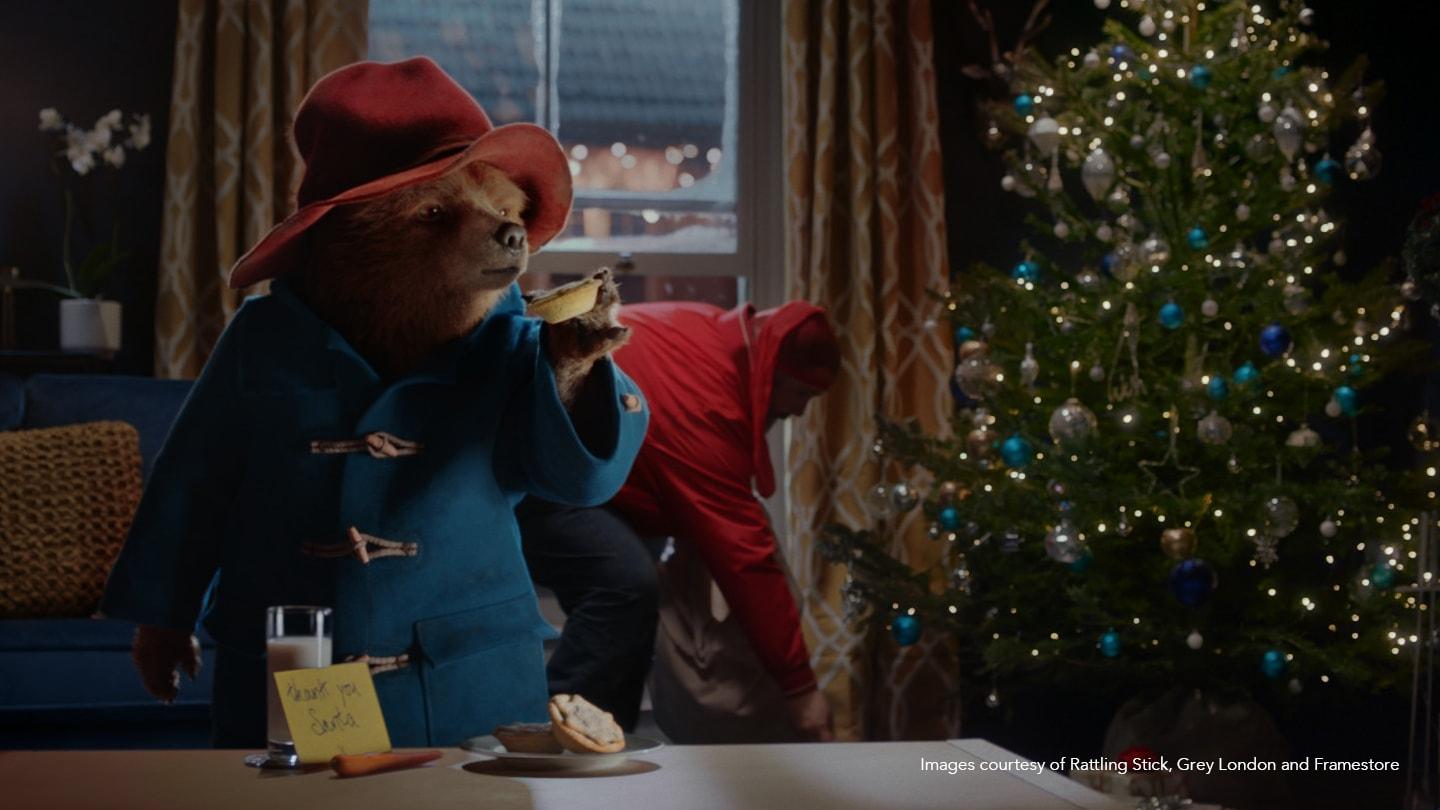 Paddington Bear and Christmas Tree CGI 