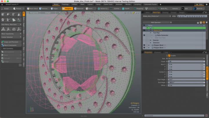 Workflow enhancements improved for Modo 11