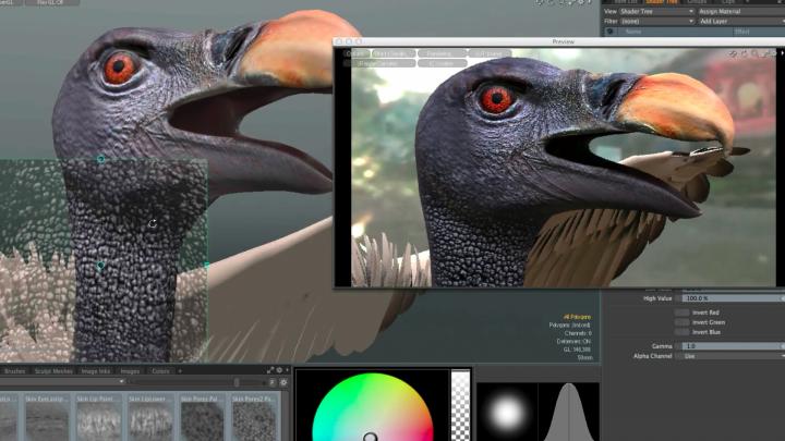 Modo, powerful shading and modeling tool for 3D animation and design