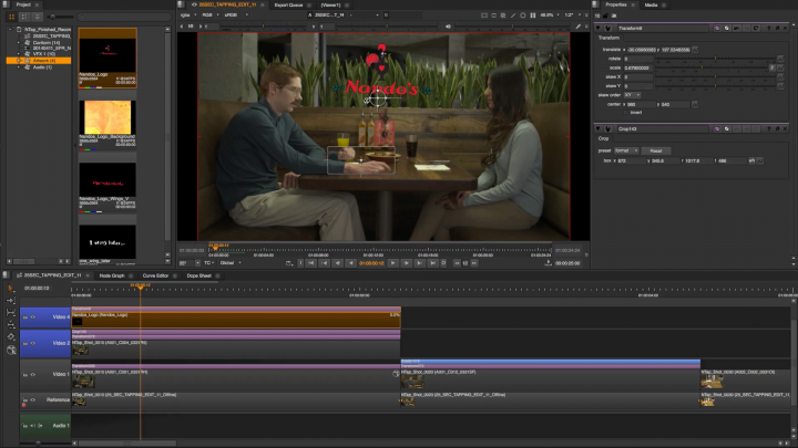 Multi-track timeline for Nuke Studio allows better rendering and compositing timings