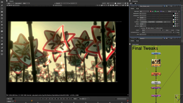 Nuke's industry-leading nodel toolset making compositing and review faster and easier than ever before