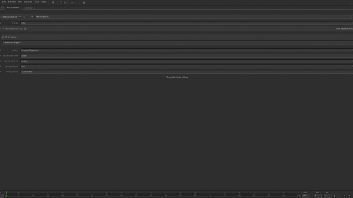 Katana's rules-based operations