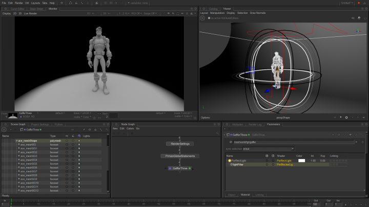 Gaffer Three light filter support