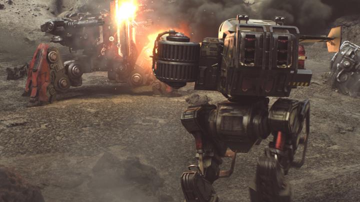 Nuke for compositing on War Robots cinematic trailer