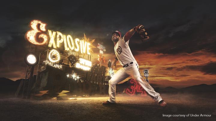 Under Armour Baseball made with Modo