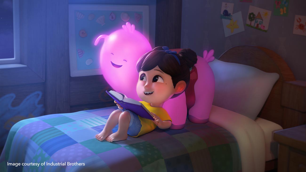3D Animated Characters in bed