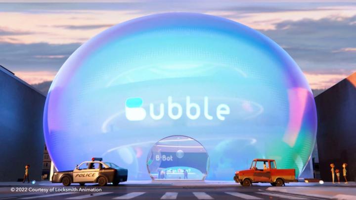 Side-by-side bubble store