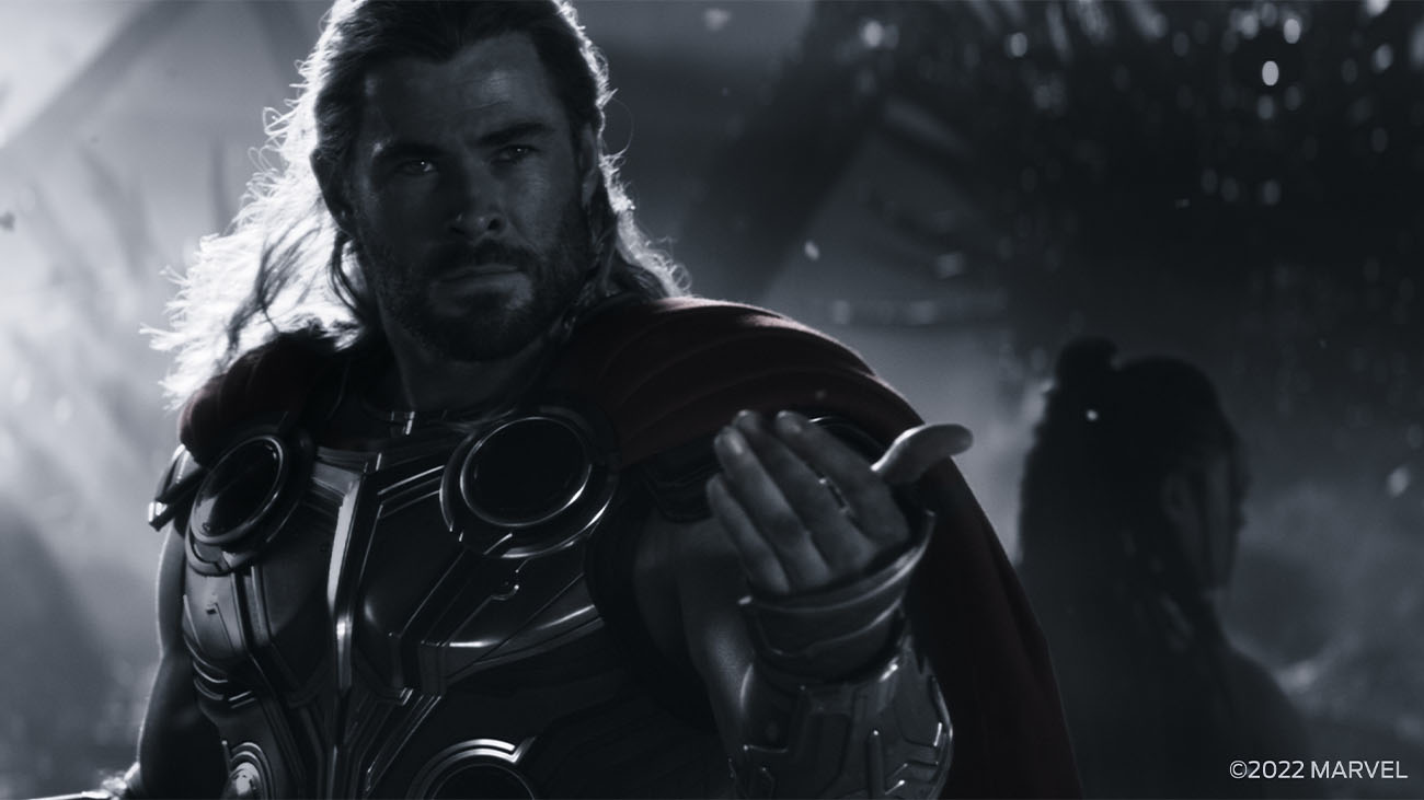 black and white Thor