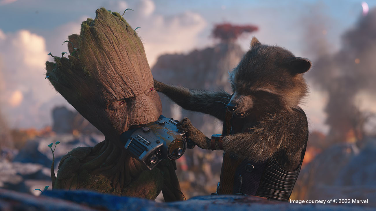 Groot and Rocket